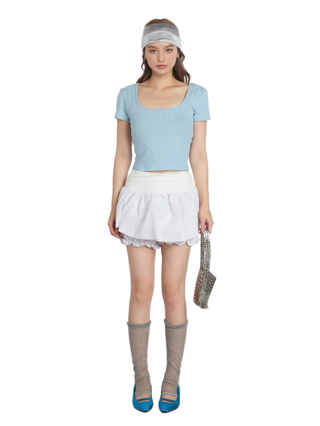 Miroden Skirt Ballet-Style High-Waisted A-Line Puffy Versatile