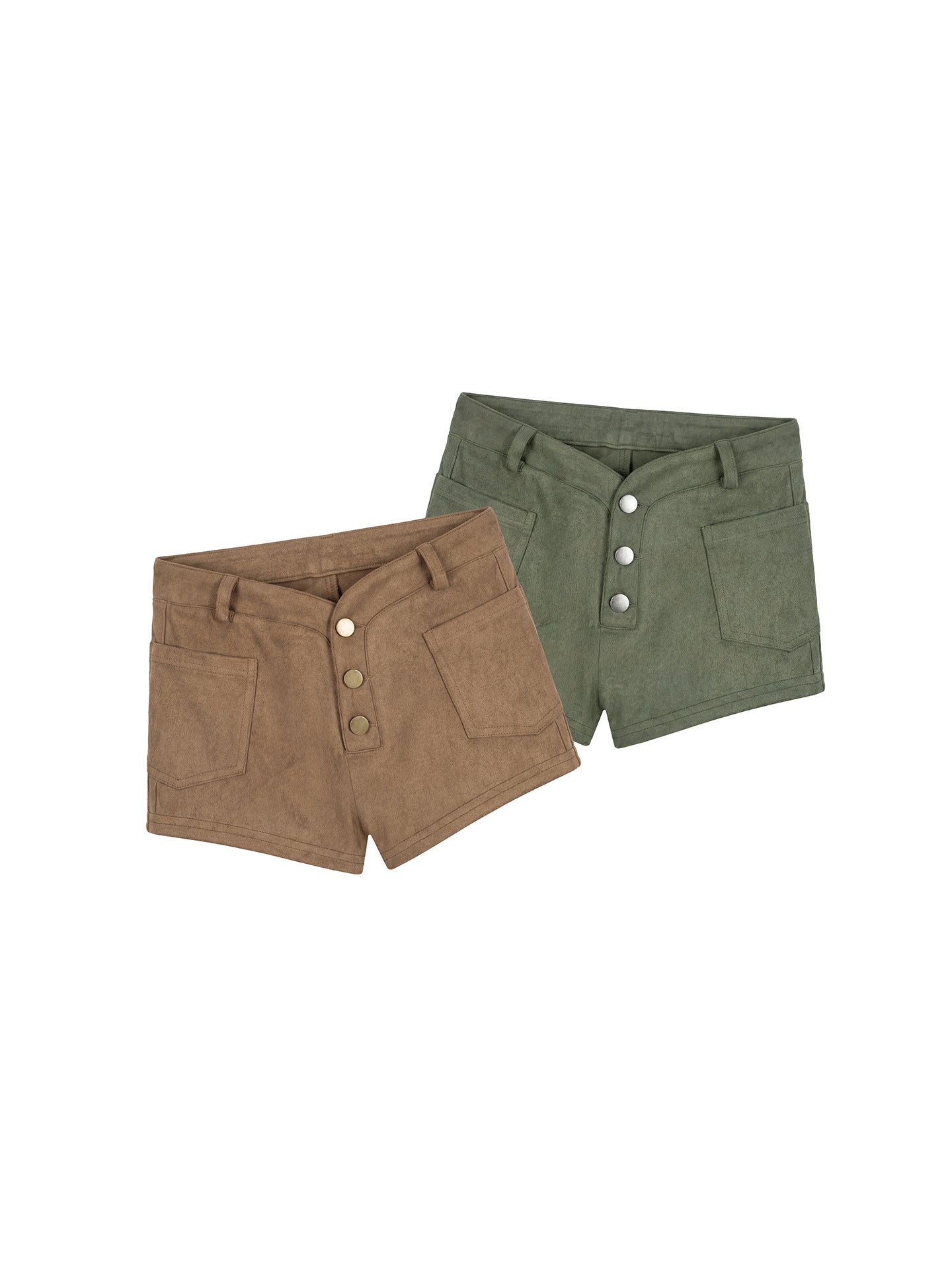 Miroden Shorts Slim-Fit High-Waist American Street Hot Pants Casual