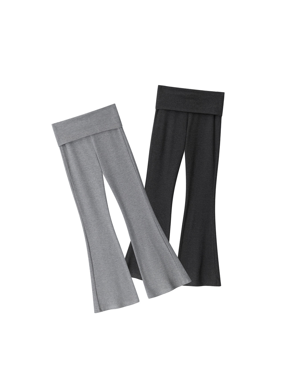 Miroden Pants High-Waisted Slim-Fit Flared Trendy Sports Casual