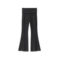 Miroden Pants High-Waisted Slim-Fit Flared Trendy Sports Casual