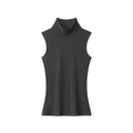 Miroden Vest High Neck Sleeveless Slim Wide Shoulder Base Layer Top