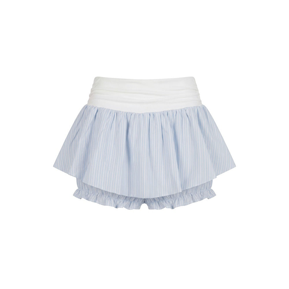 Miroden Skirt Ballet-Style High-Waisted A-Line Puffy Versatile